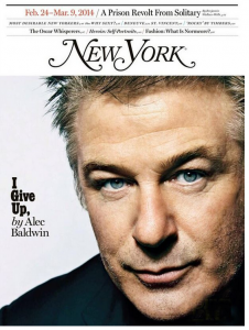 Alec Baldwin, New York Magazine