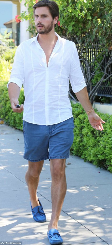 Scott Disick is rarely seen without his Todds loafers.
