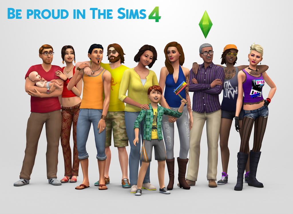 The Sims 4 relationships line-up
