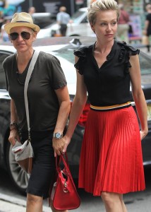 Ellen & Portia show a united front in Croatia