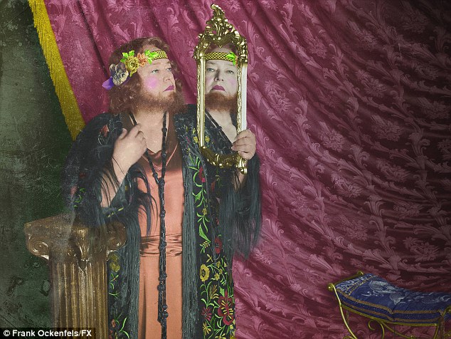 The legendary Kathy Bates takes on the role of the alcoholic bearded lady, Ethel Darling.