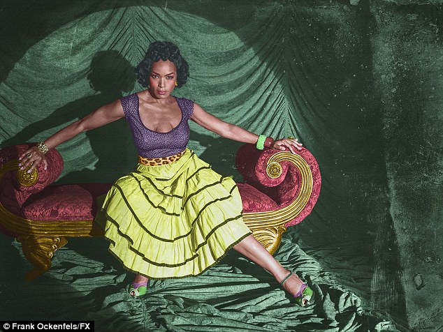 Angela Basset as the three breasted freak show performer, Desiree Dupree.