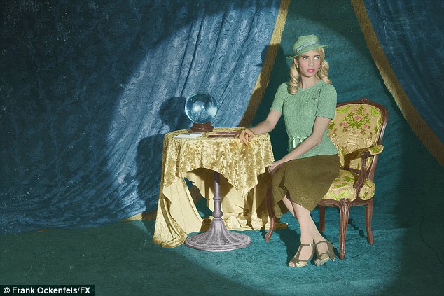 Emma Roberts is back this season as a fortune telling con-artist.