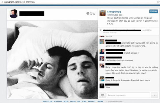 instahomophobia