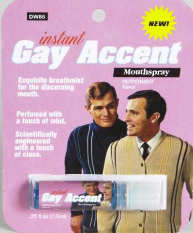 Gay-accent