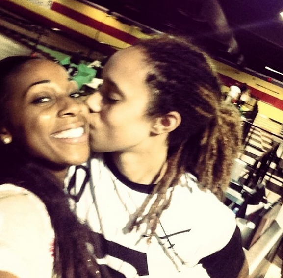 Brittney Griner and fianceé Glory Johnson
