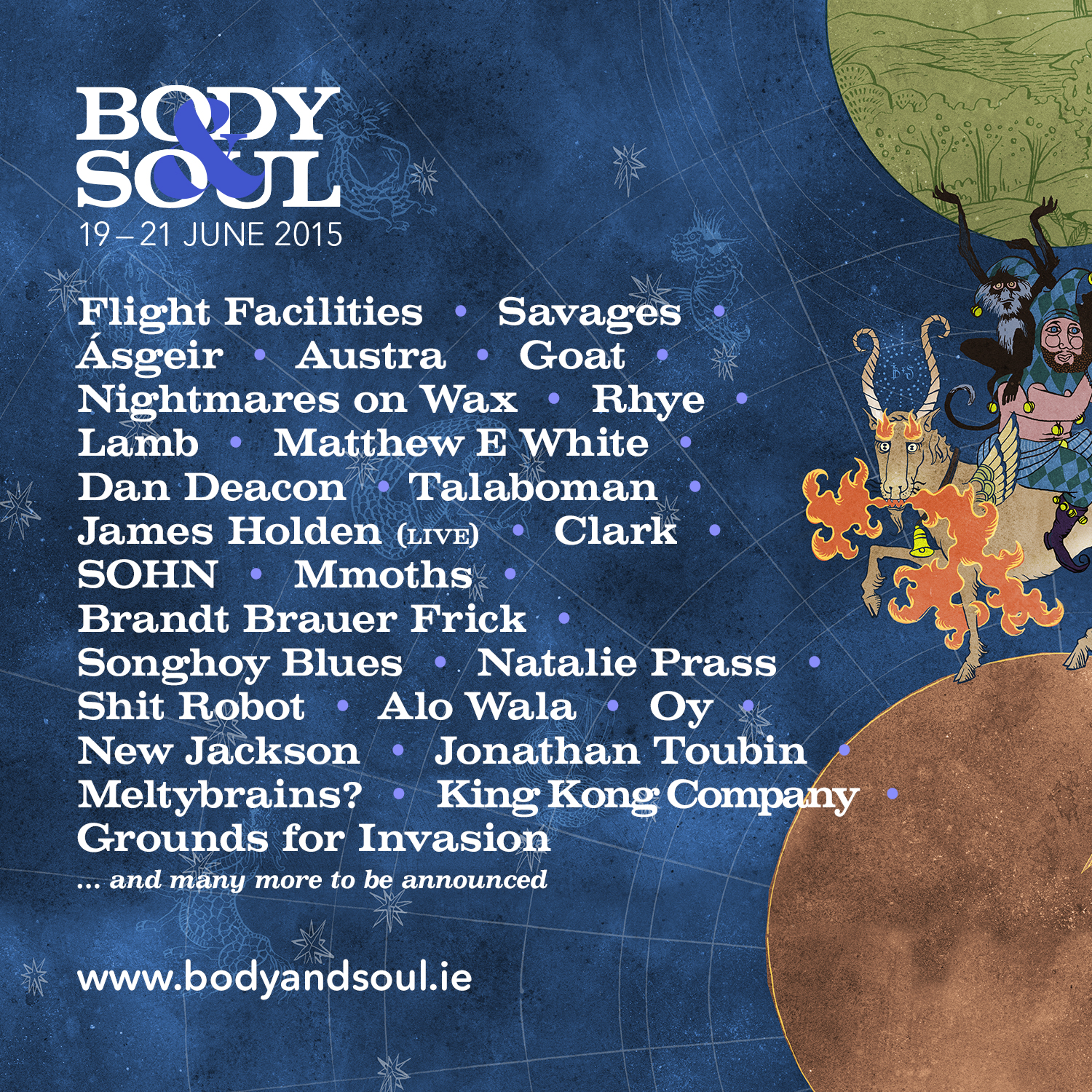 B&S Festival First Instalment Line Up 11.3.2015