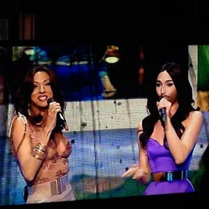 Conchita performed with Dana International