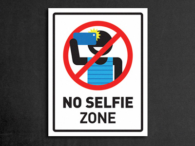 angelynem-no-selfie-zone-sign