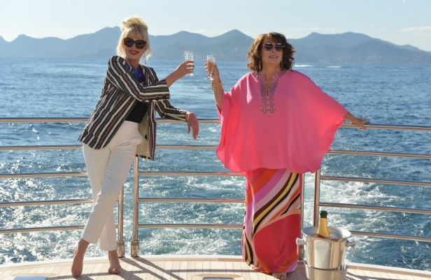 Joanna Lumley and Jennifer Saunders in the first promo shot from 'Absolutely Fabulous: The Movie'