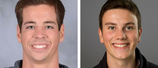 Tanner Wilfong (left), Jamie Bissett (right)