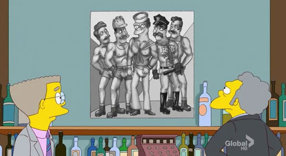 Tom-of-Finland-en-Los-Simpson