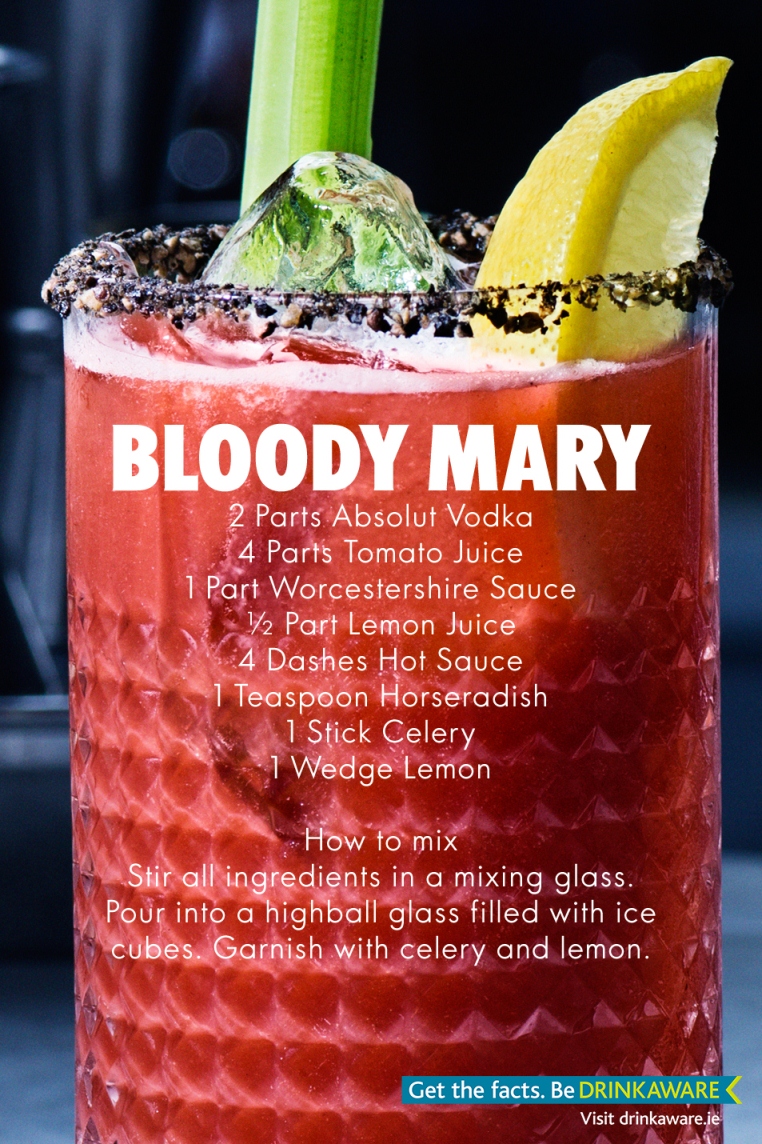 Absolut bloody mary which will be available at Body and Soul 2016