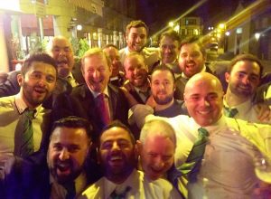 The Emerald Warriors with Taoiseach Enda Kenny