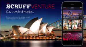 Scruff venture showing the sydney opera house and the scruff app. This is one of the best gay apps in Ireland for dating in 2016.