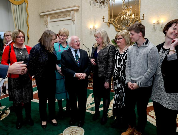 Michael D Higgins TENI