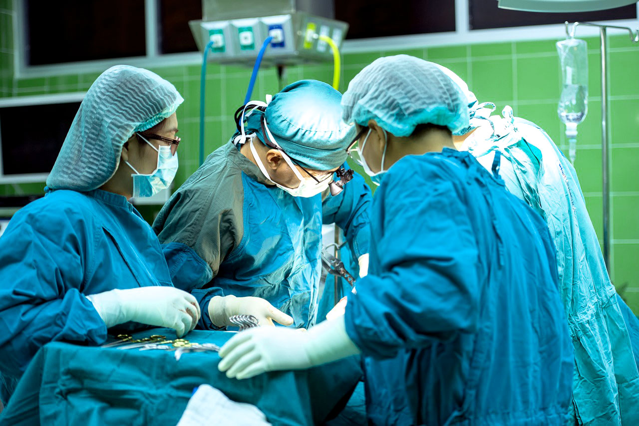 surgeons operating on someone, just like people who participate in this groundbreaking study which seeks gay men might be operated on