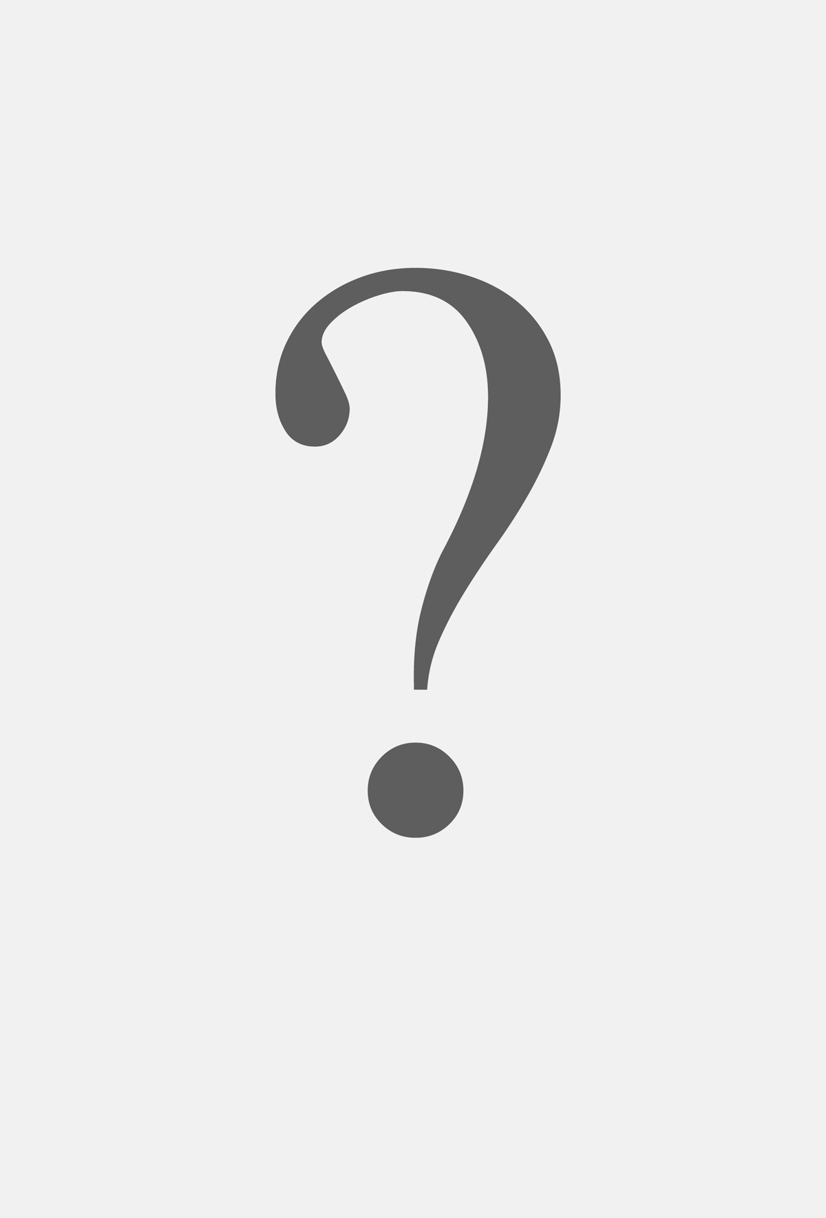 A question mark to symbolise the unknown 2017 relaunch issue of GCN, Gay Community Magazine