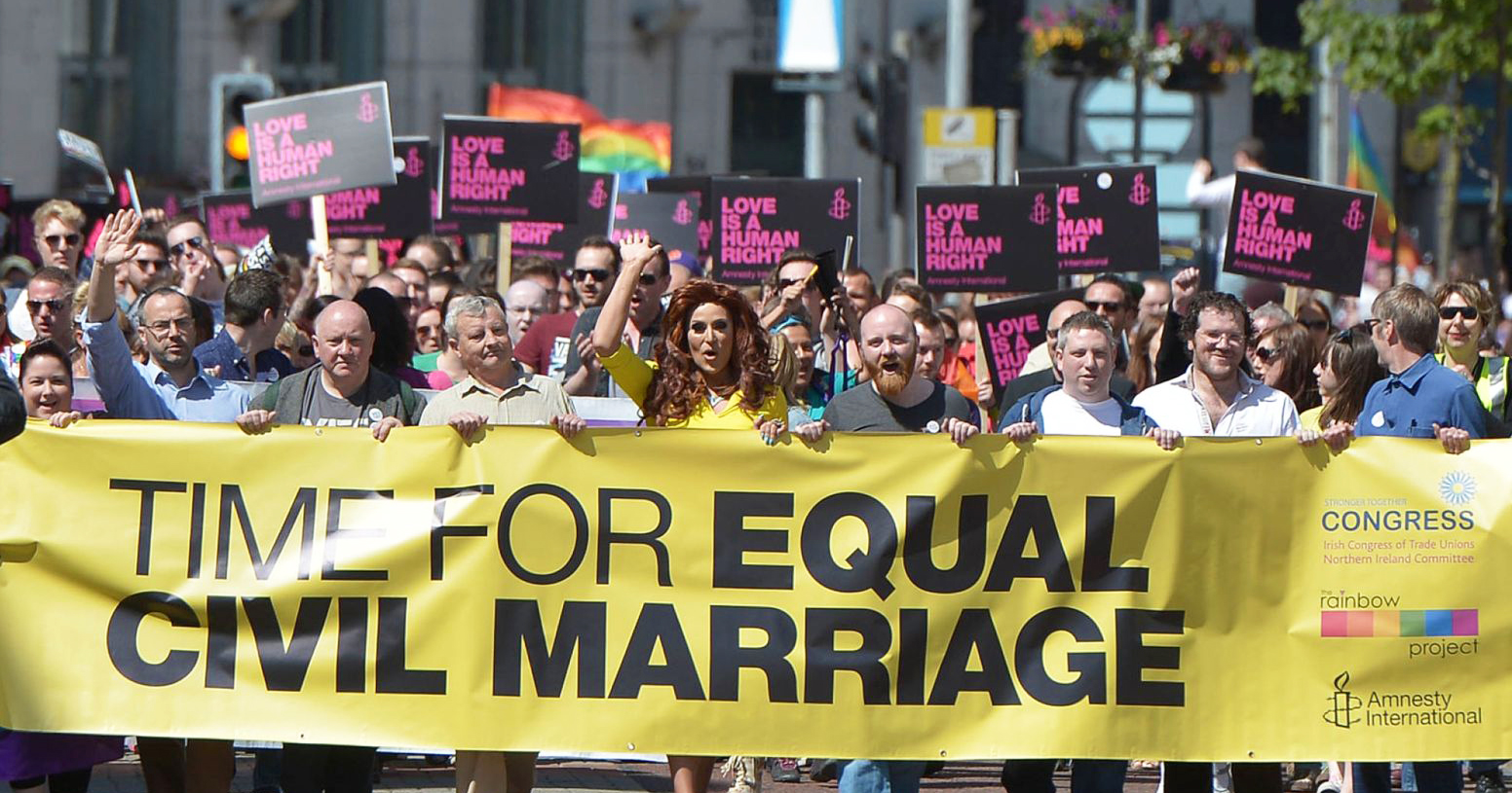 First Same Sex Marriage Billboards Unveiled In Northern Ireland Gcn