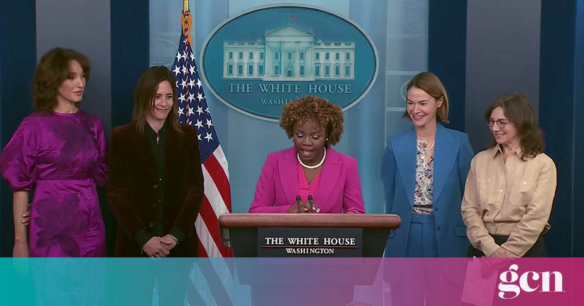 The L Word Cast Speaks At White House Press Briefing To Mark Lesbian