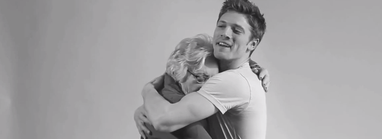 Gay Porn Black And White Screen - Watch: First Gay Hug (A Homophobic Experiment) â€¢ GCN