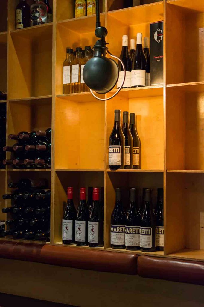 Coppinger row wine shelves
