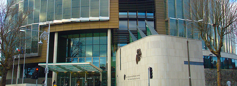 The criminal courts of Justice dublin, where an anti-homophobia demonstration is due to take place