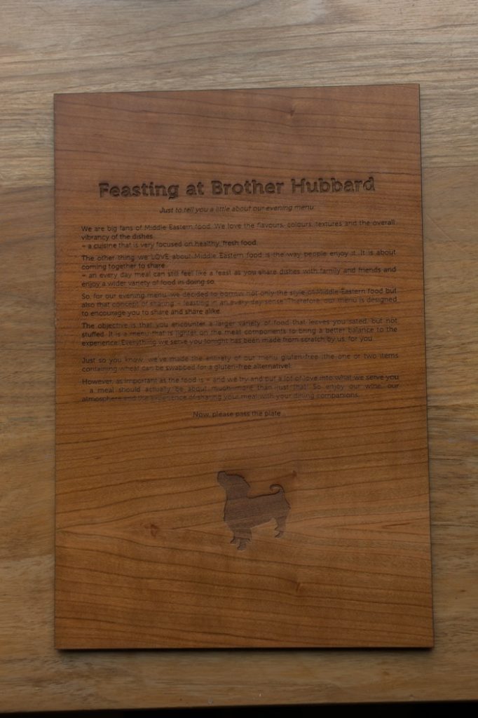 Brother hubbard - wooden plaque