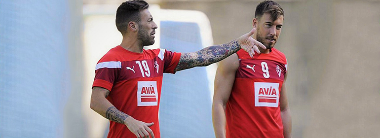 Two spanish football players who had a threesome are featured in today's Cuppán Gay
