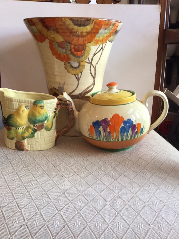 the national antiques art and vintage fair teapots and vases