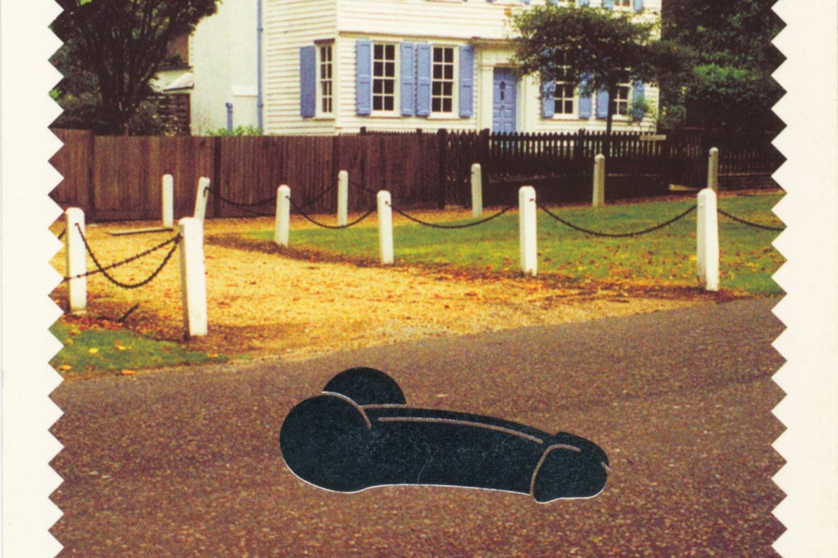 One of the posters from pilly willy and the irish queer archives showing a penis on the ground