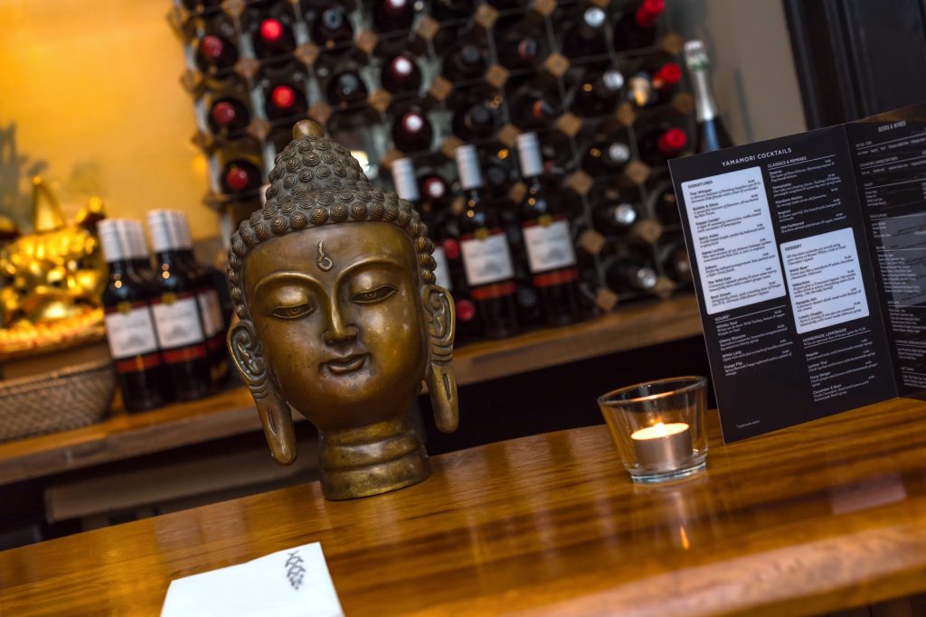 A metallic head from Yamamori Sushi, who's manager Graham Ryan we interviewed in this month's Amuse Bouche