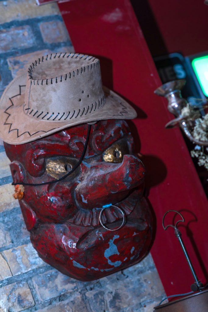 Another long nosed angry artefact with a hat on it from Yamamori Sushi, who's manager Graham Ryan we interviewed in this month's Amuse Bouche