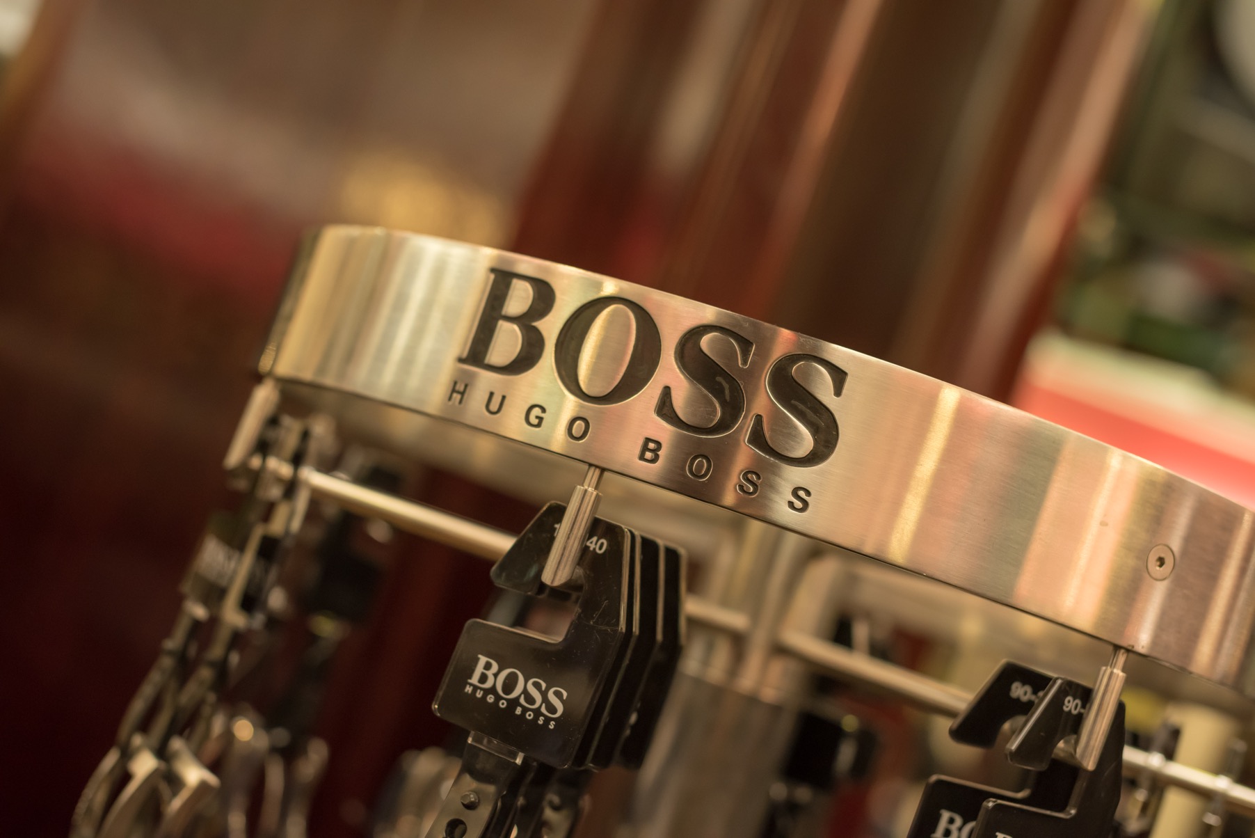 Hugo Boss stand at a Louis Copeland store