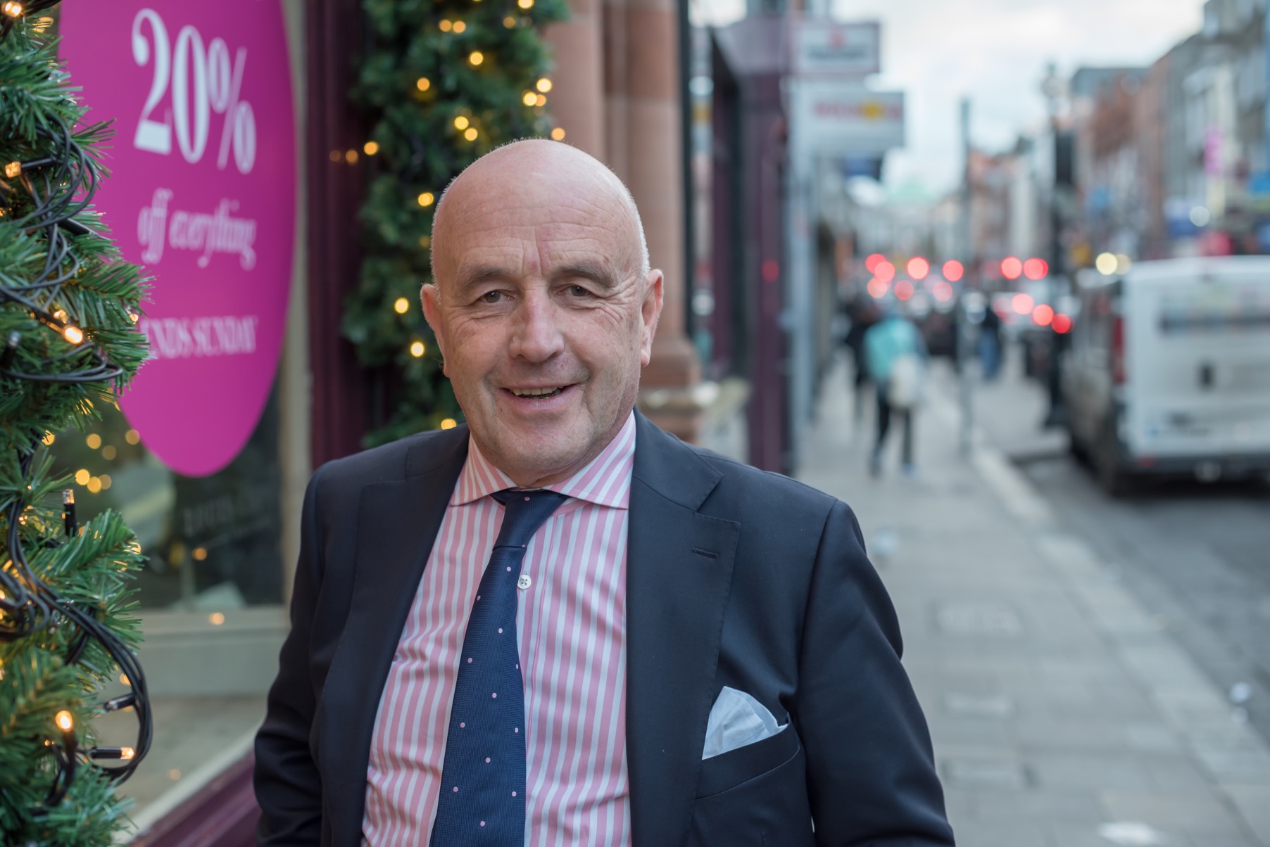 Louis Copeland at a Louis Copeland store