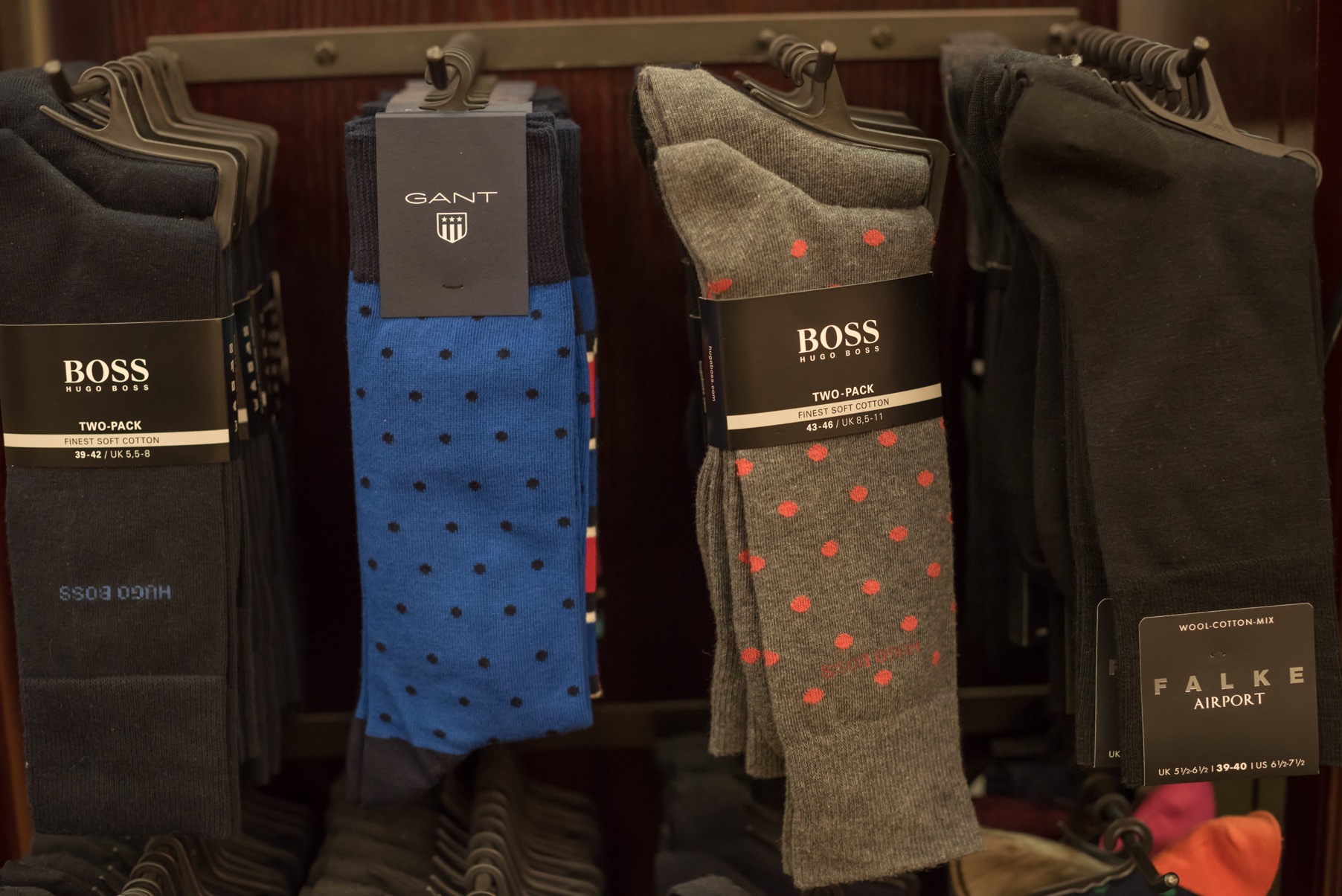 Socks at a Louis Copeland store