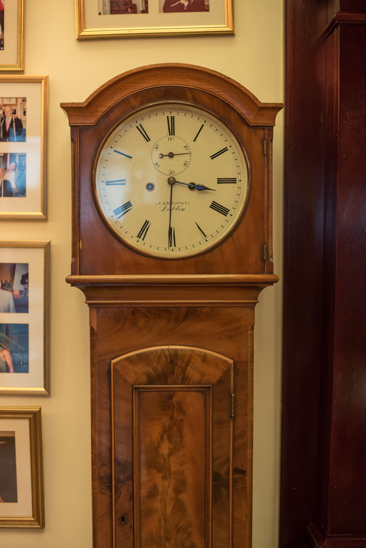 A grandfather clock at a Louis Copeland store