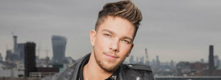 Matt Terry, one of the people in today's Cuppán Gay, wearing a black leather jacket