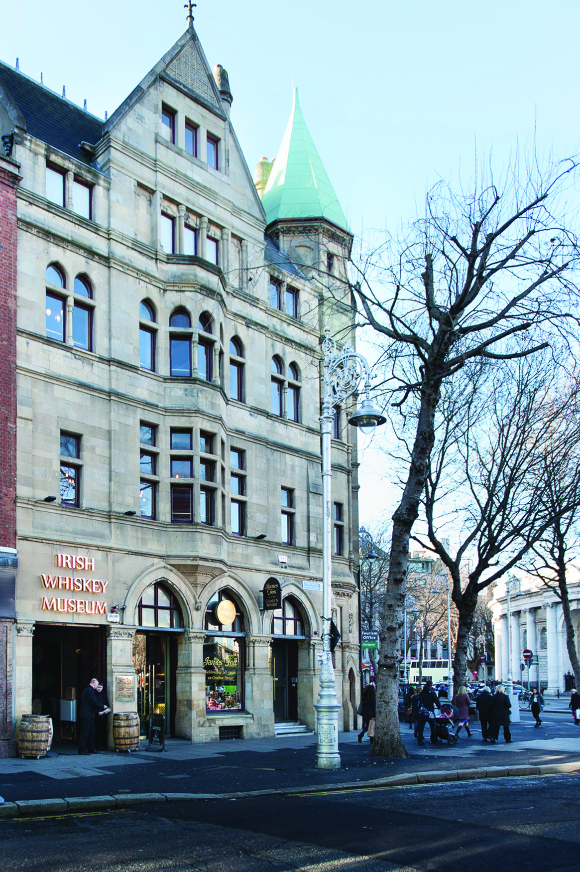 The outside of the Irish Whiskey Museum