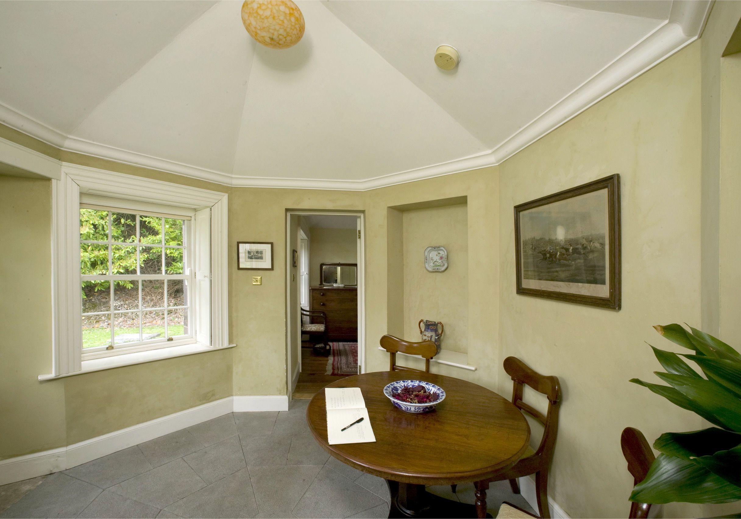 A dining table inside one of the Irish Landmark Trust venues - the same Irish Landmark Trust who has a Valentine's Giveaway