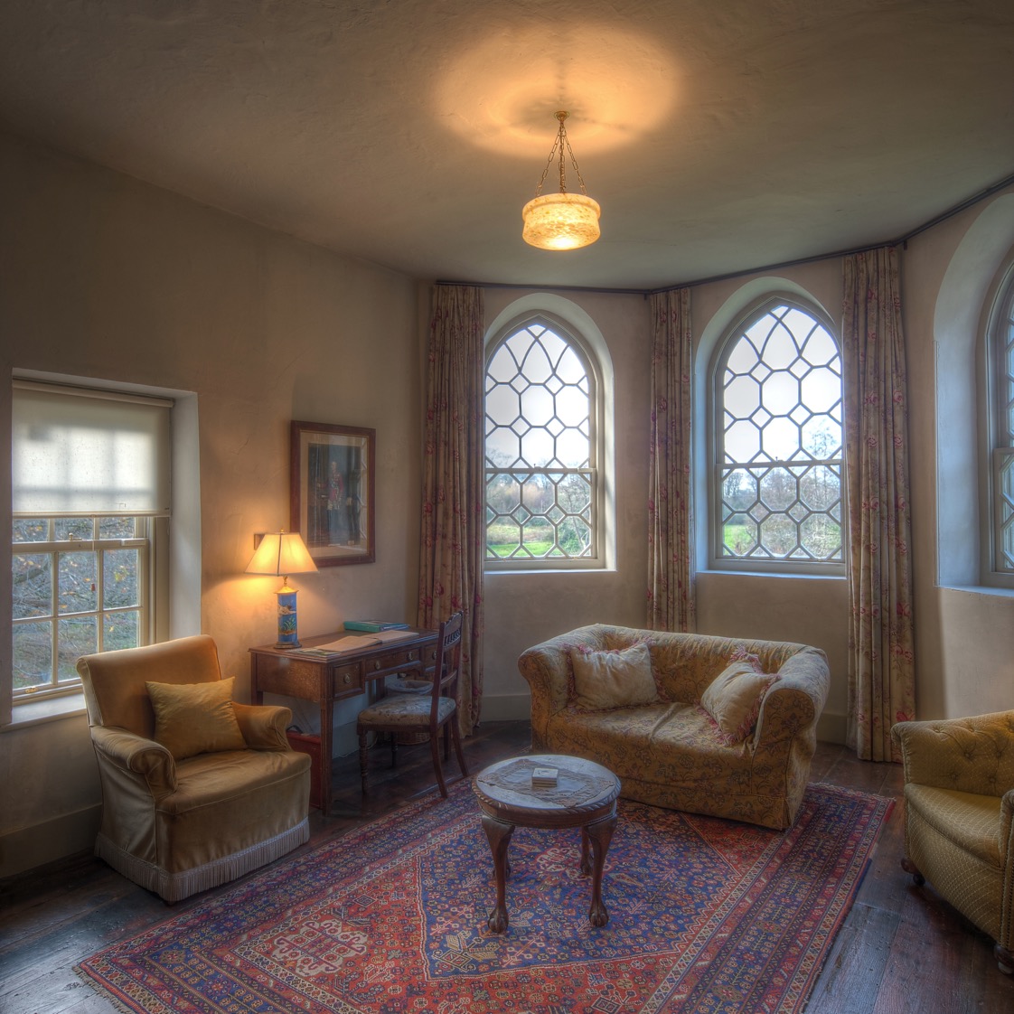 An antique living room inside one of the Irish Landmark Trust venues - the same Irish Landmark Trust who has a Valentine's Giveaway