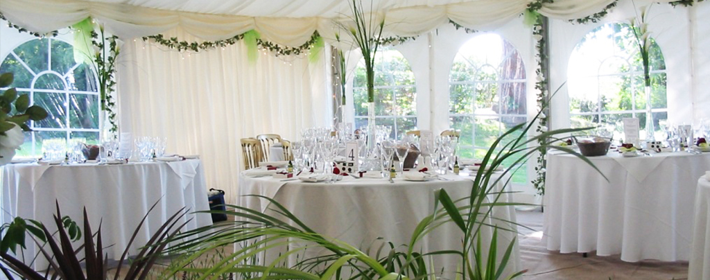 A gorgeous white wedding table at Irish LGBT wedding venue, the watermill lodge