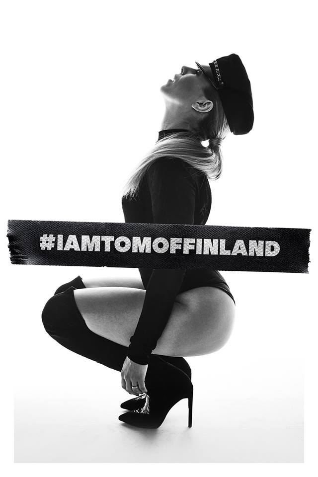 A woman in leather boots on her hunkers for the film Tom of Finland, one of today's Cuppán Gay stories