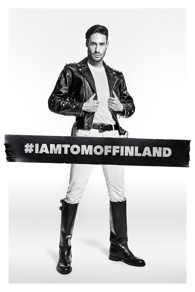 A man in leather jacket and boots for the film Tom of Finland, one of today's Cuppán Gay stories
