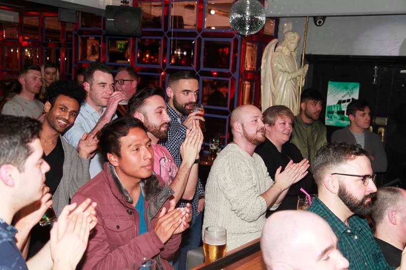People at the Dublin Bears Dumb Blonde event in the george to raise funds for Gay Switchboard