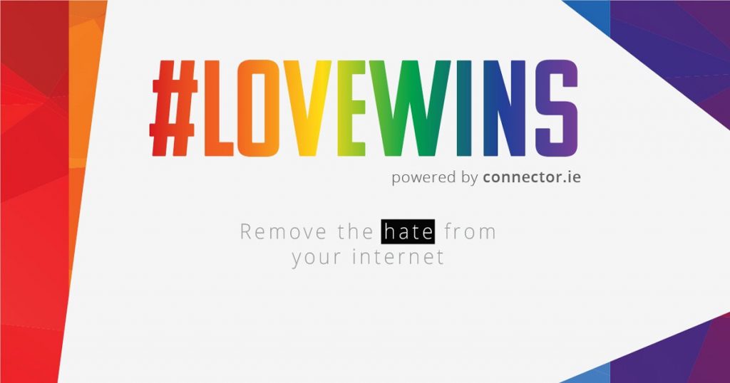 The #lovewins tool which removes homophobic slurs from online content