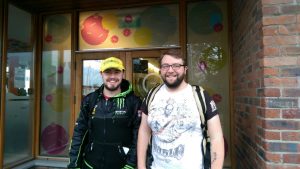 Photo of Gaisce recipient Aaron and his friend
