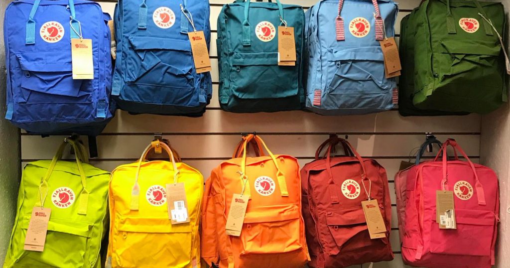 Basecamp coloured backpacks