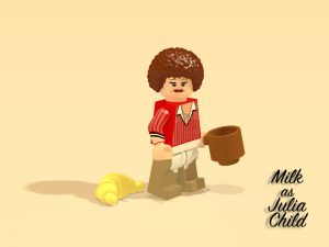 Milk as Julia Childs