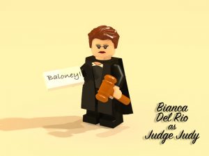 Bianca as Judge Judy